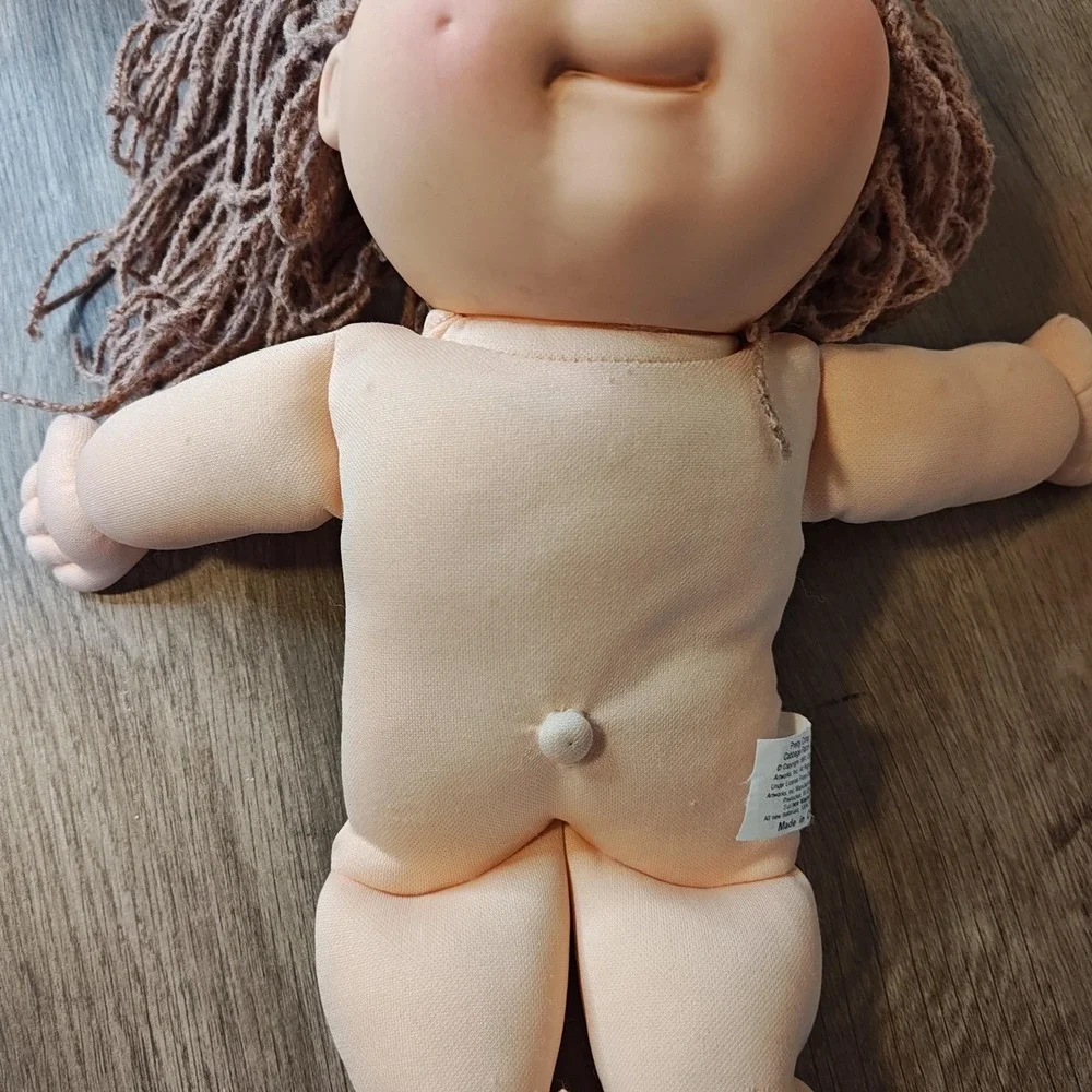 Hasbro Cabbage Patch Kids Doll Kids 1990 First‎ Edition Purple Dress Vintage